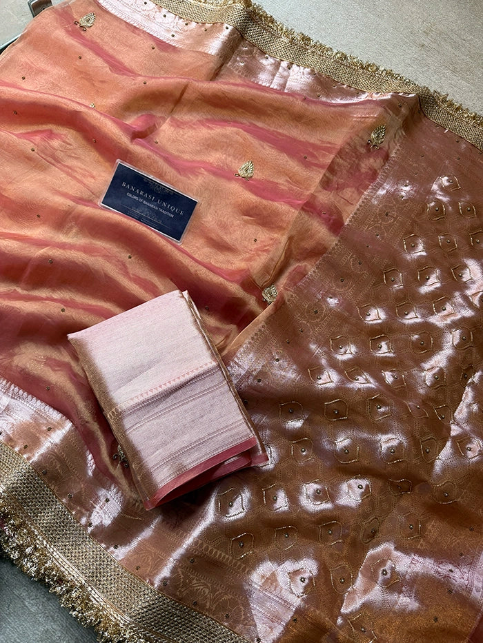 TEARDROP PAISLEY BUTIS - PEACH
