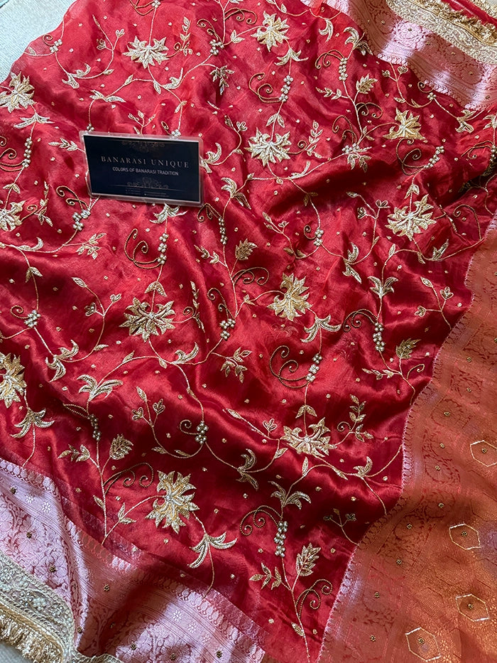 RED TISSUE JANGLA JAAL - RED