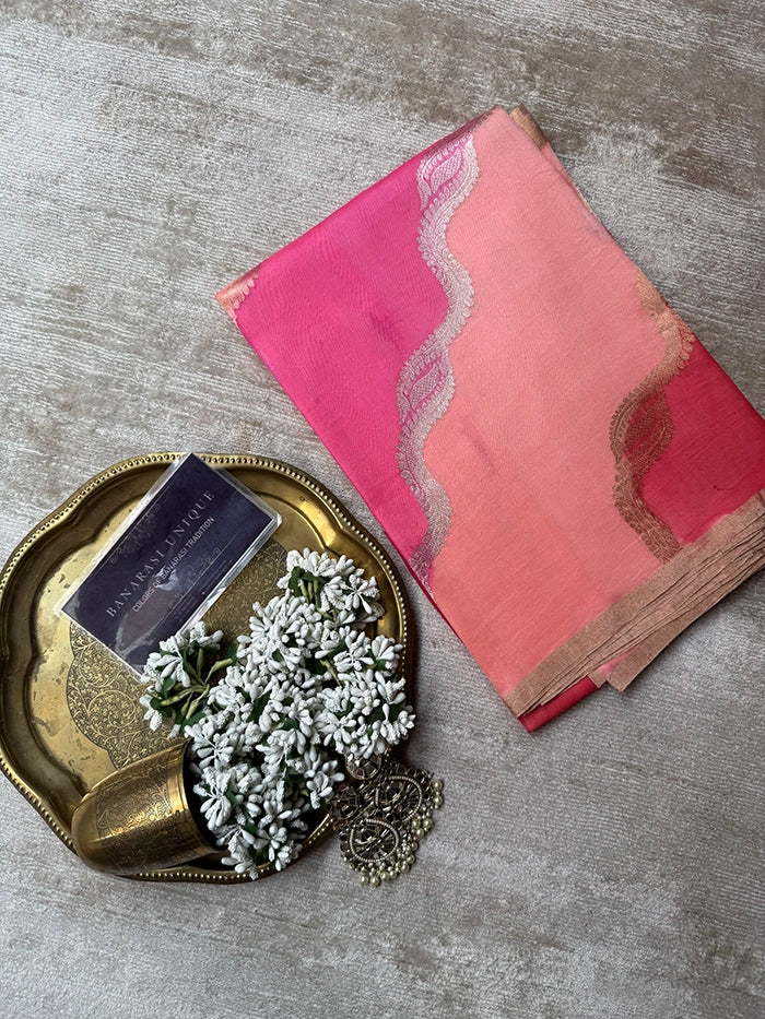 RANGKAAT KORA PEACH AND PINK