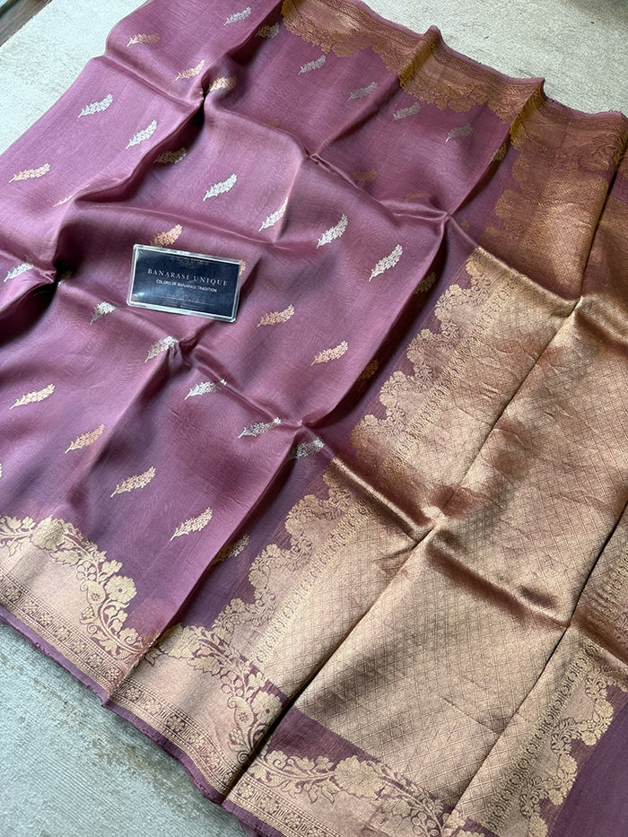 MAUVE-LAVENDER SONA RUPA KADHUA