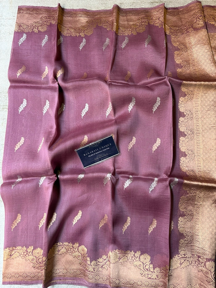 MAUVE-LAVENDER SONA RUPA KADHUA