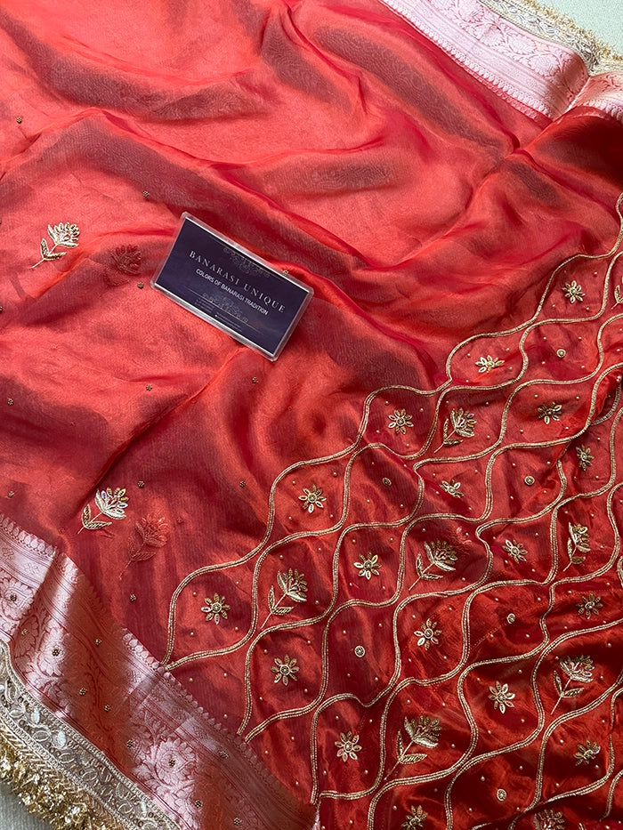LEHERIYA JAAL (KASHTI) - RED