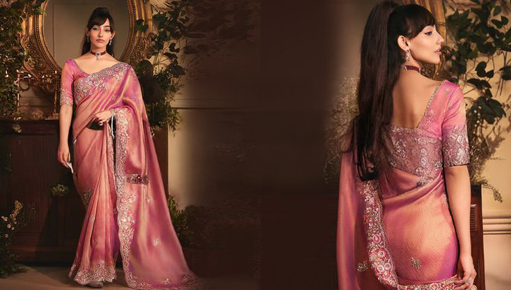 Khaddi Georgette Saree: A Perfect Blend of Tradition and Elegance