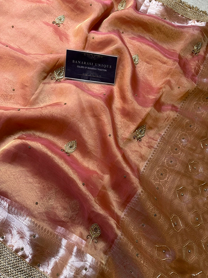 TEARDROP PAISLEY BUTIS - PEACH
