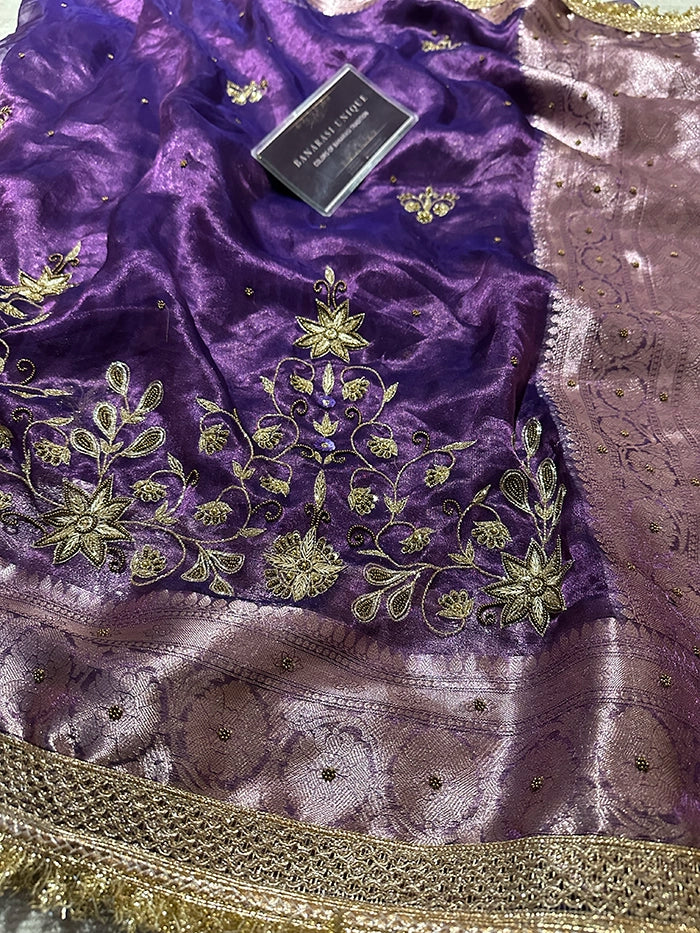 FLORAL VINES - PURPLE