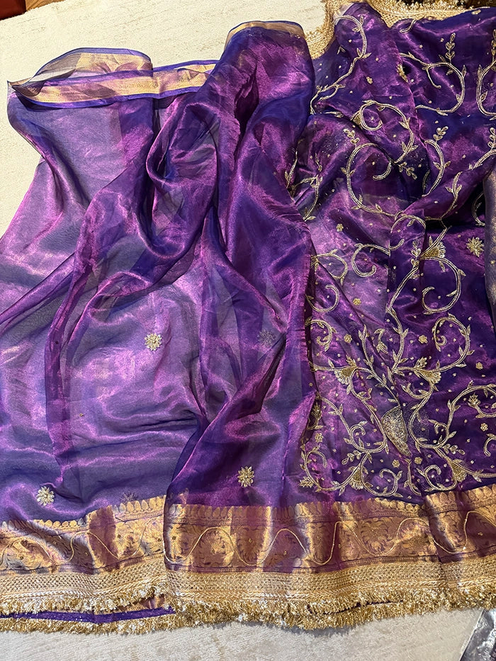 CHAAND BUTTA FULL - PURPLE