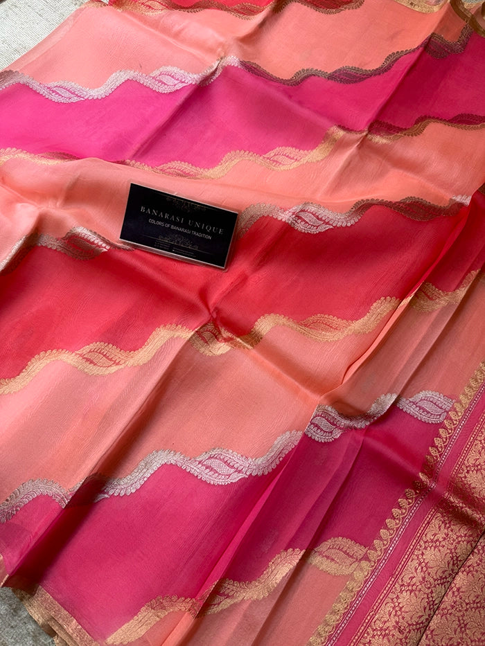 RANGKAAT KORA PEACH AND PINK