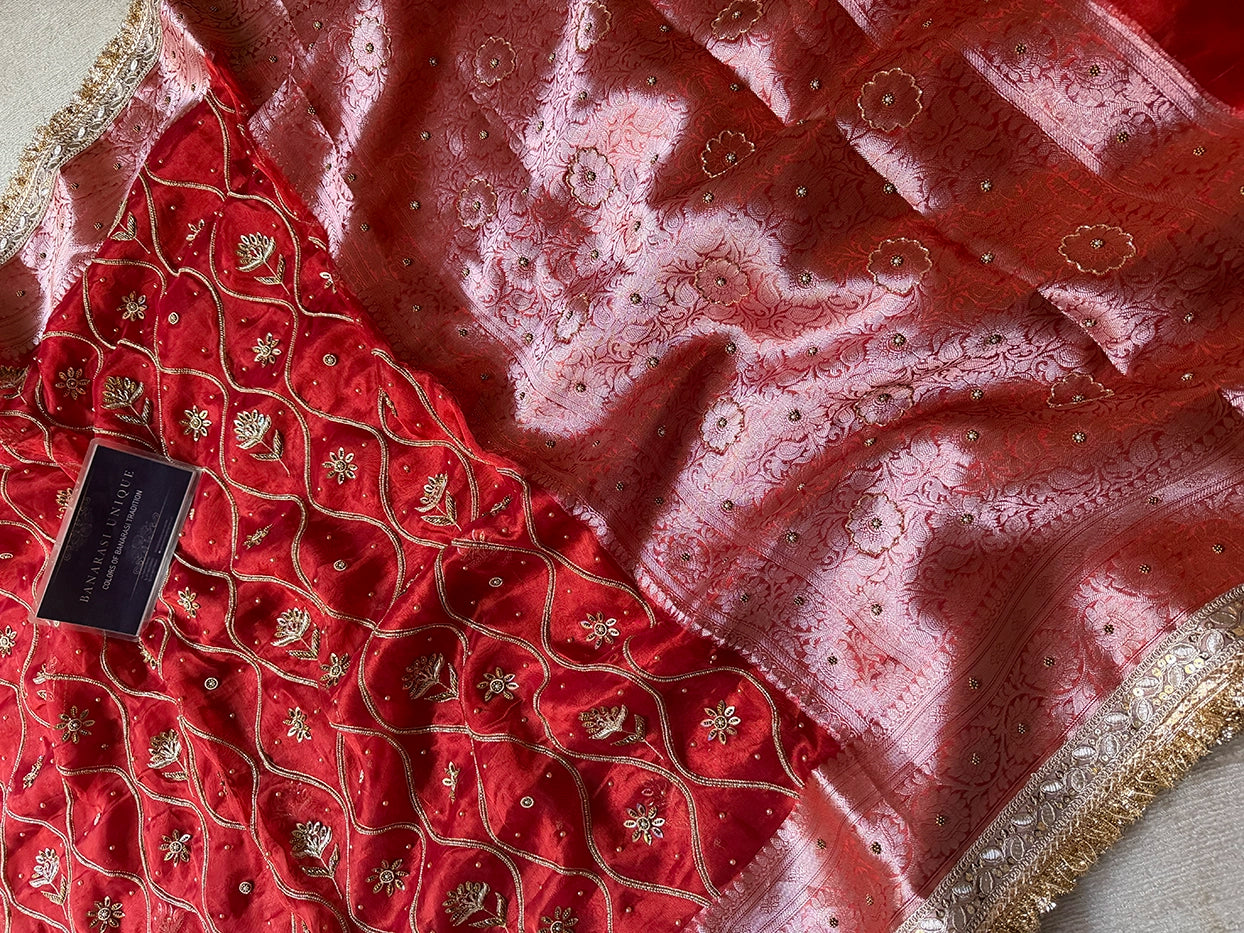 LEHERIYA JAAL (KASHTI) - RED